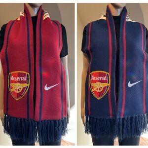 VTG Nike Arsenal FC Reversible Scarf 
Red/Navy Highbury Era